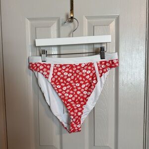 Dippin' Daisy's Red Floral Bikini Bottoms